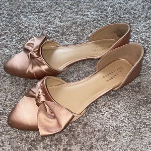 Lauren Conrad Satin Gazania Flats